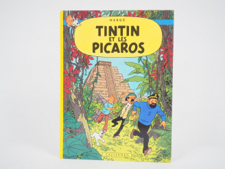 Vente aux enchères Tintin et les Picaros -1976 - C1 - EO - TBE+ Couvertures reproduites a