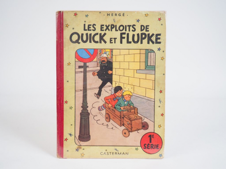 Les exploits de Q et F, 1ere SERIE - Dos Toilé rouge, 2ème Plat B4 (19