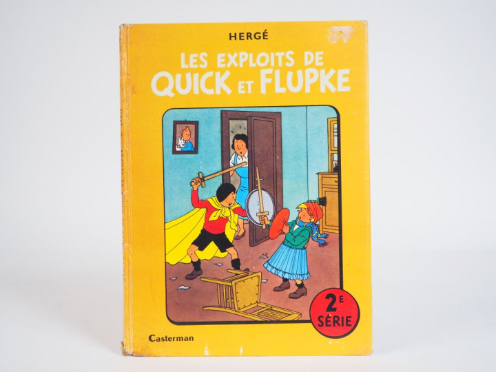Les exploits de Q et F, 2eme SERIE - Réimpression BE coins abimés