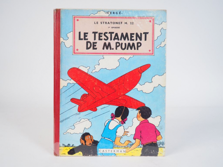 Le Testament de M.Pump - 1958 - DR, 2e plat B24 - TTBE coins bas droit