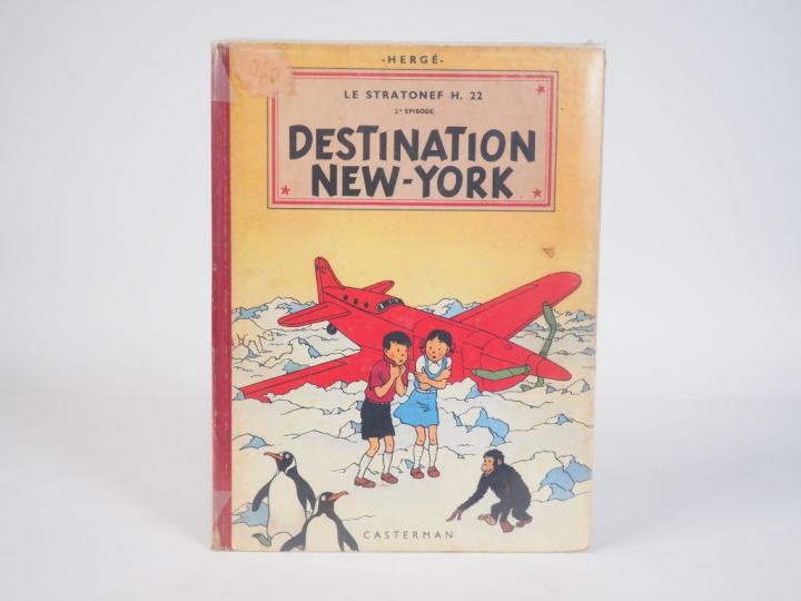Destination NY (Le stratonef H22 T2) -1952-B6 - BE écriture sur page d