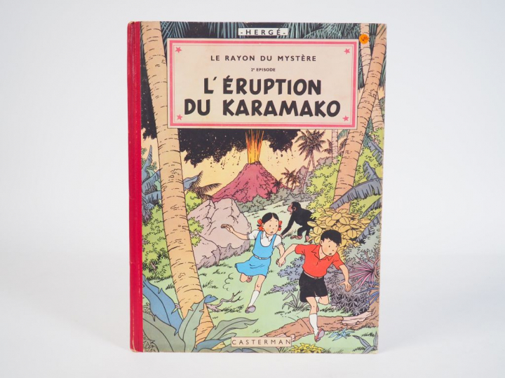 L'Eruption du Karamako (Le Rayon du Mystère 2) -1952 - DR, 2e plat B6 