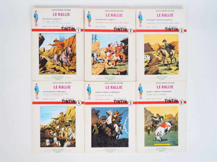 LE RALLIC - 6 TOMES - RECITS COMPLETS DANS JOURNAL TINTIN - EO DELIGNE