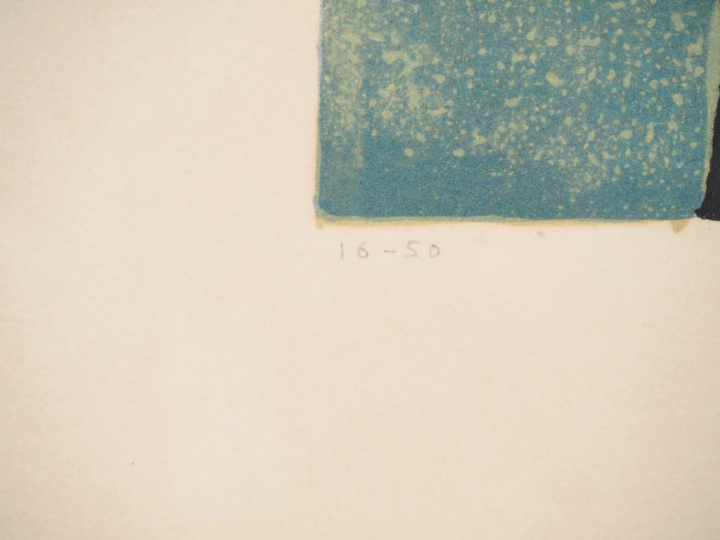 VIEIRA DA SILVA "Composition" Lithographie, contresignée en bas à droi