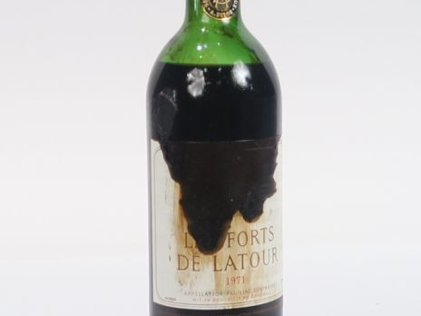 1 BOUTEILLE LES FORTS DE LATOUR PAUILLAC - 1971 - BEP/ET