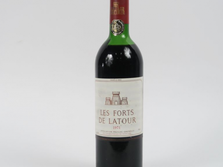 1 BOUTEILLE LES FORTS DE LATOUR PAUILLAC - 1971 - MEP