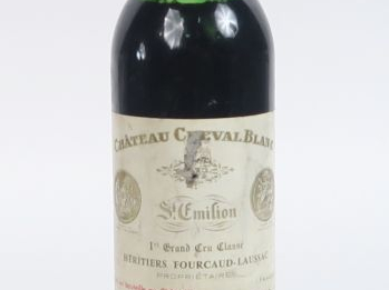 1 BOUTEILLE CHÂTEAU CHEVAL BLANC 1er GCC ST EMILION - 1972 - MEP/EA/CA