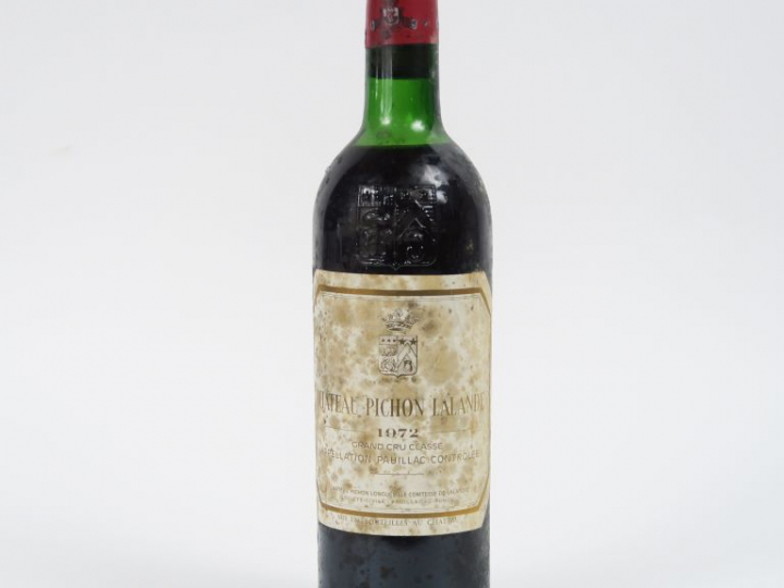 1 BOUTEILLE CHÂTEAU PICHON LALANDE GCC PAUILLAC - 1972 - HEP/ET