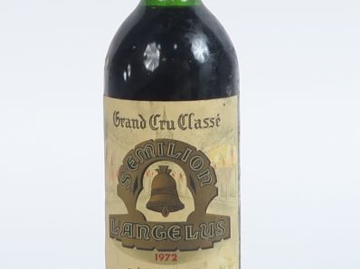 1 BOUTEILLE CHÂTEAU L'ANGELUS GCC ST EMILION - 1972 - LB  