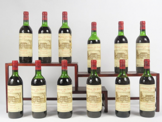 Vente aux enchères 12 BOUTEILLES CHÂTEAU LA POINTE POMEROL - 1978 - CBO - 2 LB/3 HEP/4 ME