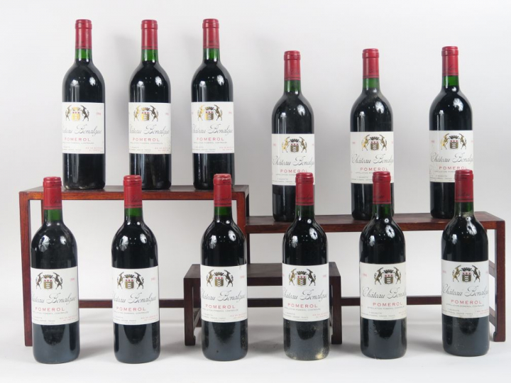 12 BOUTEILLES CHÂTEAU BONALGUE POMEROL - 1990 - CBO - BG