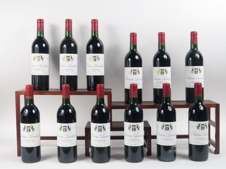 12 BOUTEILLES CHÂTEAU BONALGUE POMEROL - 1990 - CBO - BG