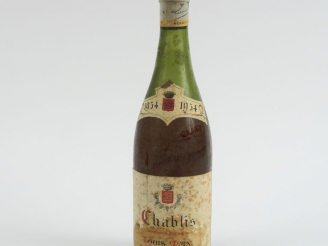 Vente aux enchères 1 BOUTEILLE CHABLIS LOUIS MAX - 1954 - 9 CM/EA
