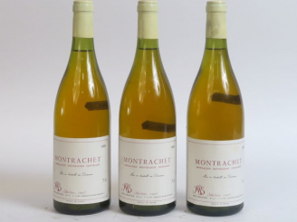 Vente aux enchères 3 BOUTEILLES MONTRACHET NOEL BOUTON - 1985 - 2 CM 