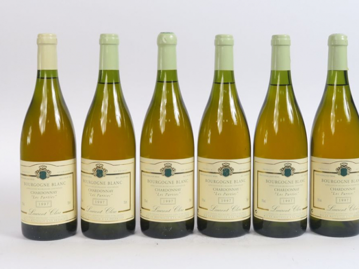 6 BOUTEILLES CHARDONNAY 'LES PARTIES' L. CLERC - 1997