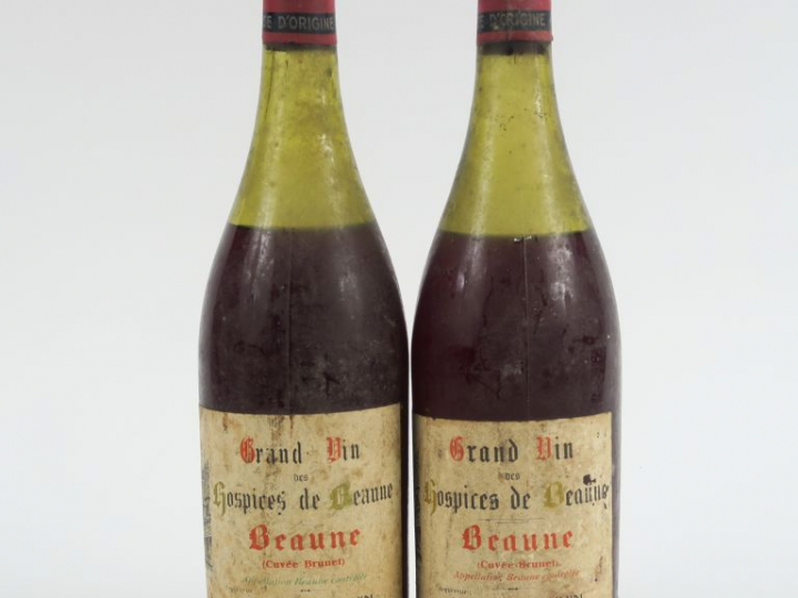 2 BOUTEILLES BEAUNE HOSPICES DE BEAUNE 'CUVÉE BRUNET' JOSEPH DROUHIN -