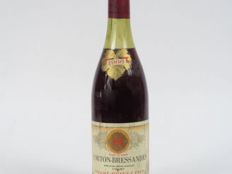 Vente aux enchères 1 BOUTEILLES CORTON BRESSANDES TOLLOT BEAUT - 1966 - 4 CM