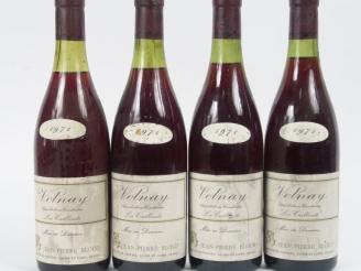 Vente aux enchères 4 BOUTEILLES VOLNAY 'LES CAILLERETS' J.P. BLOUD - 1971 - 3 CM