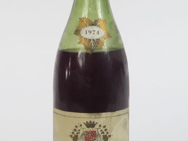 1 BOUTEILLE ECHEZEAUX JAYER GILLES - 1974 - 9 CM/SANS CAPSULE