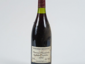 Vente aux enchères 1 BOUTEILLE CHARMES CHAMBERTIN PATRIARCHE PÈRE   FILS - 1978