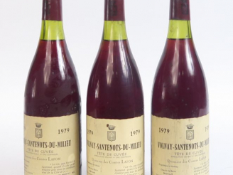 Vente aux enchères 3 BOUTEILLES VOLNAY SANTENOTS DU MILIEU 'TÊTE DE CUVÉE' DOMAINE DES CO