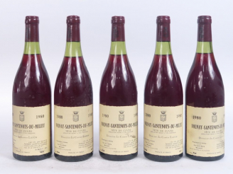 Vente aux enchères 5 BOUTEILLES VOLNAY SANTENOTS DU MILIEU 'TÊTE DE CUVÉE' DOMAINE DES CO