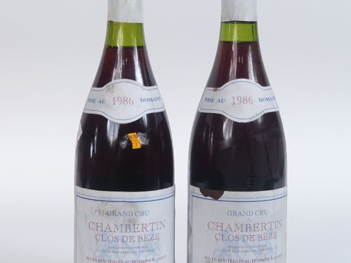 2 BOUTEILLES CHAMBERTIN GC 'CLOS DE BÈZE' GC J. CHAVANON - 1986 - 2 à 