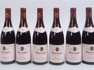 Vente aux enchères 6 BOUTEILLES BOURGOGNE G. COQUARD - 1995 - 0,5 CM