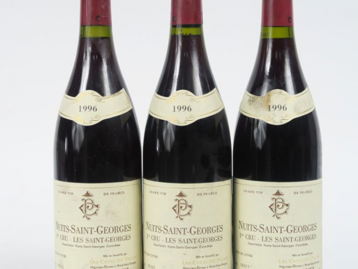 3 BOUTEILLES NUITS ST GEORGES 1er CRU 'LES ST GEORGES' LES CAVES DU PA