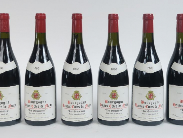 6 BOUTEILLES HAUTES CÔTES DE NUITS 'LES GENEVRIERES' JEAN LE SELLIER  