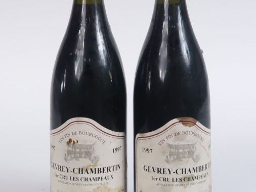 2 BOUTEILLES GEVREY CHAMBERTIN 1er CRU 'LES CHAMPEAUX ' JP GUYARD - 19