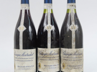 Vente aux enchères 3 BOUTEILLES CHASSAGNE MONTRACHET BOUCHARD AÎNÉ   FILS - 1998 - BS