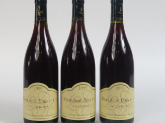 Vente aux enchères 3 BOUTEILLES MOREY ST DENIS 'LES CHENEVERYS' LIGNIER MICHELOT - 1999 -