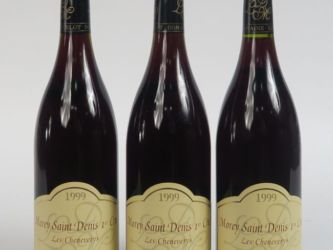3 BOUTEILLES MOREY ST DENIS 'LES CHENEVERYS' LIGNIER MICHELOT - 1999 -