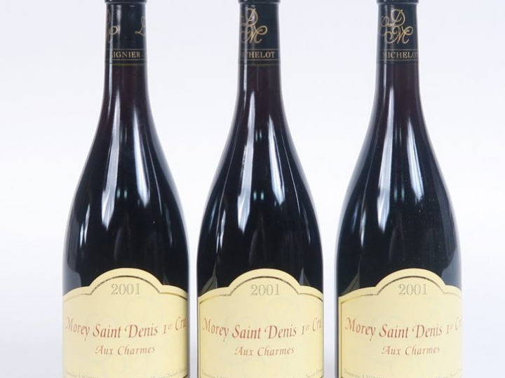 3 BOUTEILLES MOREY ST DENIS 1er CRU 'AUX CHARMES' LIGNIER MICHELOT - 2