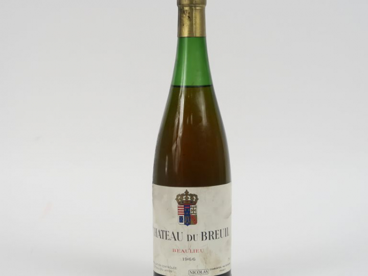 1 BOUTEILLE CHÂTEAU DU BREUIL 'BEAULIEU' COTEAUX DU LAYON MISE NICOLAS