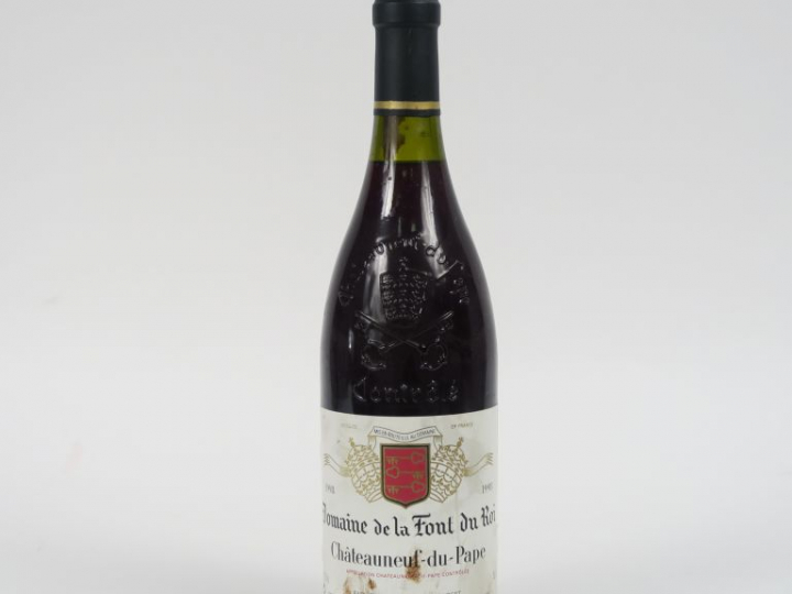 1 BOUTEILLES CHÂTEAUNEUF DU PAPE DOMAINE DE LA FONT DU ROI - 1998 - 2 