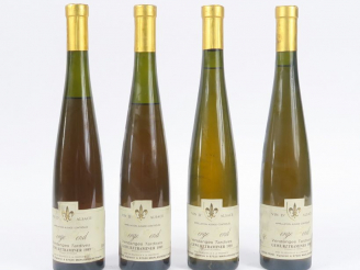 Vente aux enchères 4  BOUTEILLES (50 CL) GEWURZTRAMINER 'VENDANGES TARDIVES' SERGE FEND -