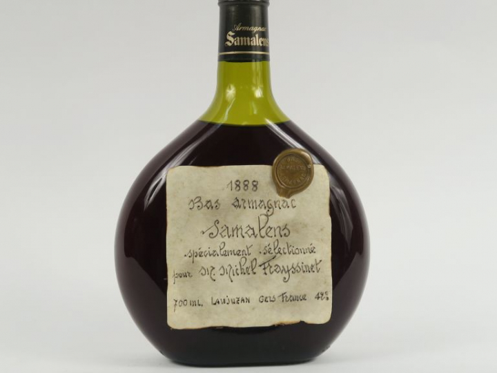 1 BOUTEILLE BAS ARMAGNAC SAMALENS 42° - 1888