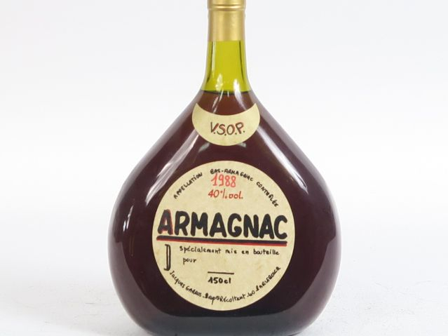1 MAGNUM ARMAGNAC V.S.O.P. - 1988 - MILLESIME MANUSCRIT  