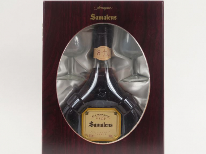 1 BOUTEILLE BAS ARMAGNAC SAMALENS V.S.O.P. 8 ANS - COFFRET