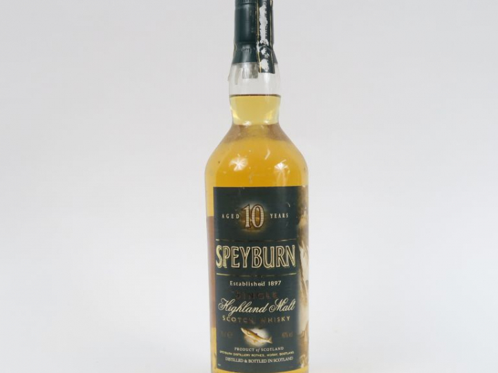 1 BOUTEILLE WHISKY SPEYBURN 10 ANS