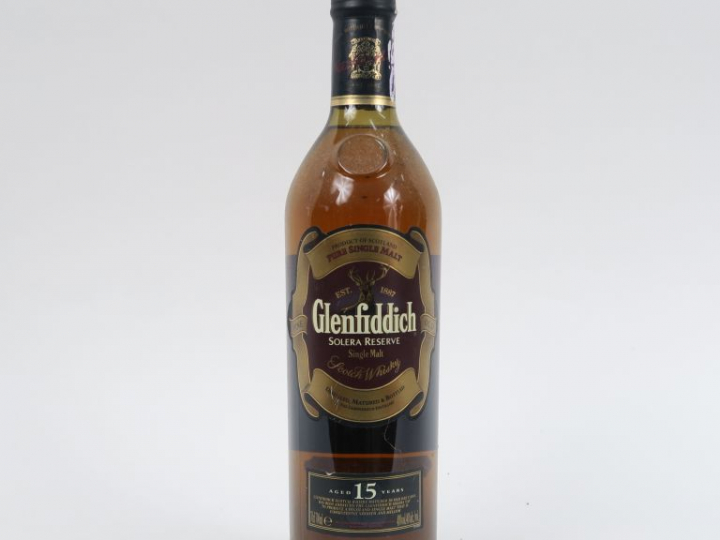 1 BOUTEILLE WHISKY GLENFIDDICH 15 ANS 