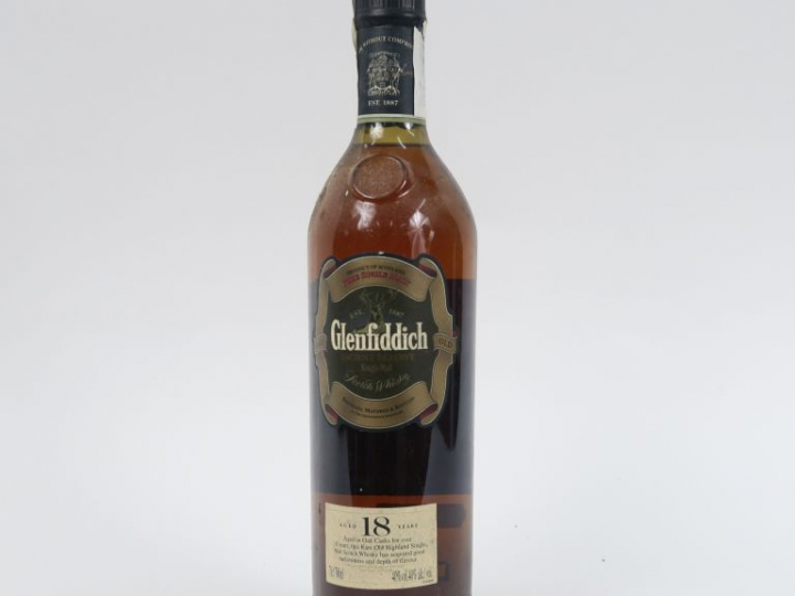 1 BOUTEILLE WHISKY GLENFIDDICH 18 ANS 