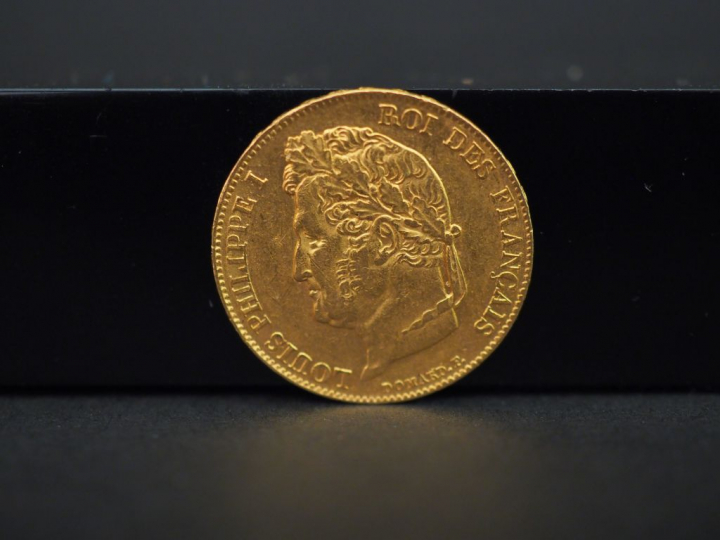 Pièce de 20 francs or 1839 Louis Philippe Frais de vente : 5 % TTC