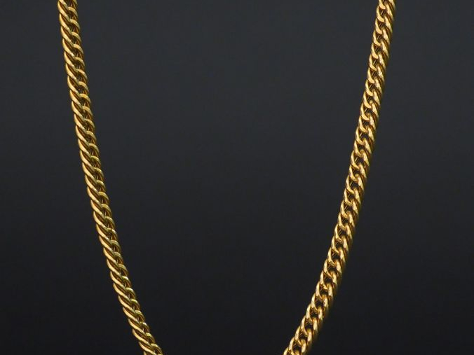 Collier en or. Poids : 12,15 g