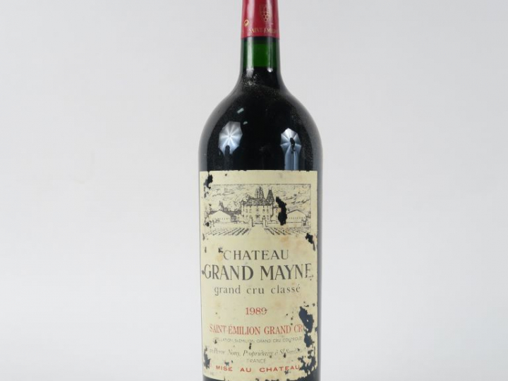 1 MAGNUM CHÂTEAU GRAND MAYNE GC ST EMILION - 1989 - CBO - ELA