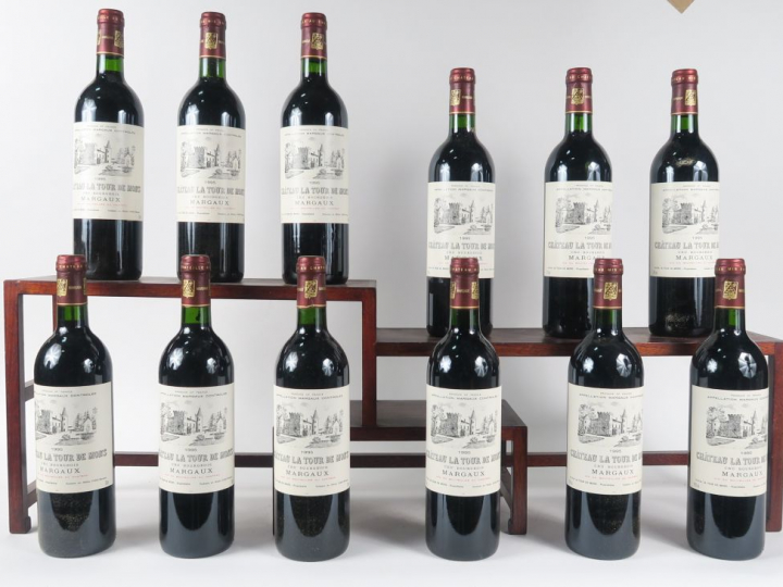 12 BOUTEILLES CHÂTEAU LA TOUR DE MONS CB MARGAUX - 1995 - CBO - BG