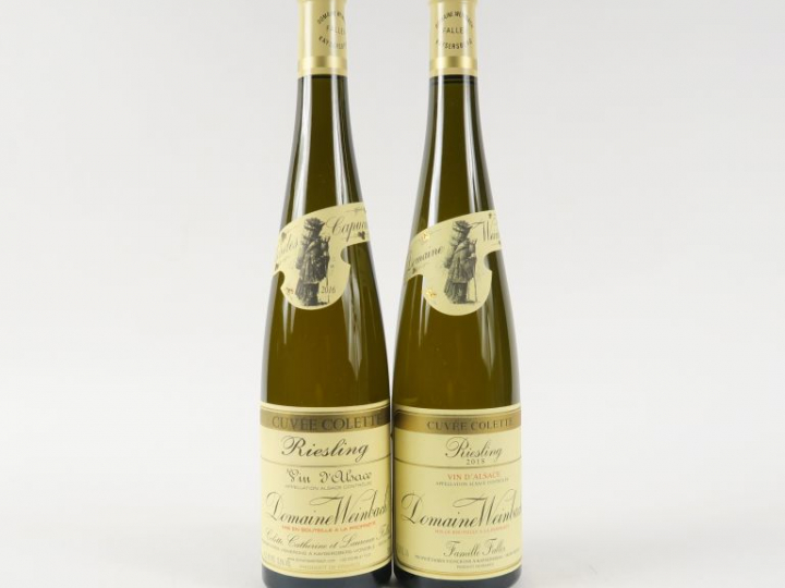2 BOUTEILLES RIESLING DOMAINE WEINBACH FALLER CLOS DE CAPUCINS 'CUVÉE 