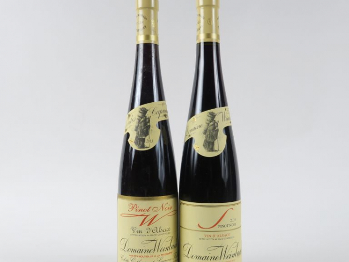 2 BOUTEILLES PINOT NOIR DOMAINE WEINBACH FALLER CLOS DE CAPUCINS - 201